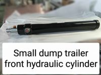 Multi-stage telescopic hydraulic cylinder, applied to dump trailer telescopic cylinder.