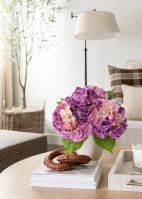 Artificial flowers real touch Hydrangea silk flowers for home decor