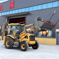 Construction Machinery Shanzhong Factory Sales directly SZ40-28 4WD Backhoe Loader for construction sites