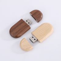 Wooden USB Flash Drive With Wooden boxes For Wedding Gifts Support Custom Logo  From China