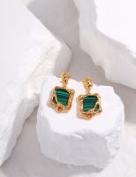 Sterling Silver Malachite Fashion Earrings/neckace