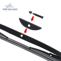 1000mm Car wiper factory natural rubber refill metal wiper blade for truck with one/two adapter