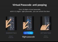 SZMYQ Tuya Smart Door Lock with Camera WiFi Full-Automatic Face Recognition & Video Intercom Smart Lock