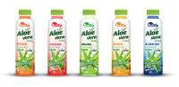 The best manufacturer of Aloe vera juice with pulp drink 500ml pet bottle