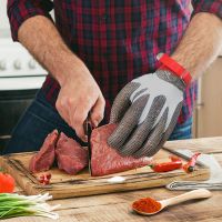 Cut resistance gloves for butchers