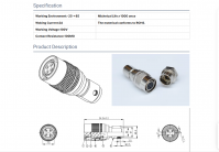 Microconnector 4 PIN Cream Connector