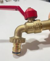 High quality SW type brass bibcock Red handle for bathroom faucets and garden use