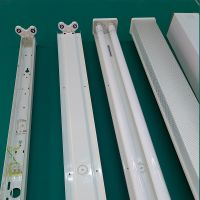  Led Prism Diffusion Cover Bracket T8 Square Cover Dustproof Single Tube Double Tube 0.5mm Thick Lamp Bracket Inner Box Packaging