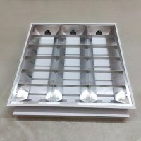 Led Concealed Grille Light Panel 600x600mm Three Tube Embedded Installation Matte Bright Light 05 Thick Grille Light Panel