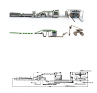 Reel to sheet litho-laminator with  stacker