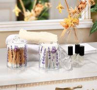 &quot;Clear acrylic storage organize jar Two pieces for one set&quot;