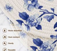 "æ£åéå« Cotton loop pot holder æ Cotton loop trivet"