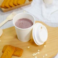 Disposable biodegradable Paper coffee Cup with single wall