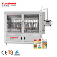 Automatic herbicide fungicide Insecticide filler machine fertilizer auxin plant chemical liquid plastic bottling filling machine