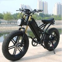 New 48v 1500w Retro E-Bike Electric Cycle Road Dirt Fat Tire E Bike Fast E bike Electric Mountain Bike From UK