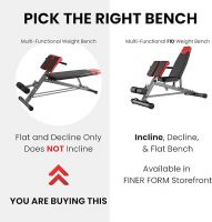 Adjustable Weight Bench - Workout Bench for Home Gym, Foldable 1300lb Capacity Heavy Duty Full Body Workout From UK