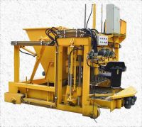 moving concrete block making machine