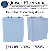 Qaiser Electronics Semi Automatic Twin Tub Washing Machine Plastic Body