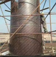 Cylindrical pouring formwork