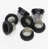 Rubber Edging Wrapped Edge Filter Wire Mesh, Circular Stainless Steel Wire Mesh