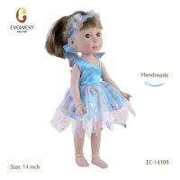 Customized 14 Inch Full Vinyl Girl Doll