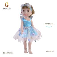 Customized 14 Inch Full Vinyl Girl Doll