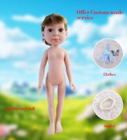 Customized 14 inch full vinyl girl doll