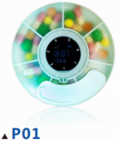 Portable 7 Day Weekly Pill Box Organizer