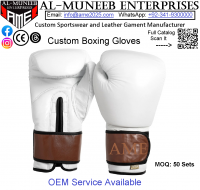 Custom Boxing Gloves for Training and Match Playing From Pakistan