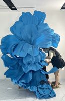 Flowerva Medium Blue Flowerva Pleated Decora