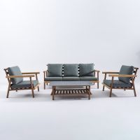 Villa Hotel Modern Garden Waterproof Sofa With Chair &amp;amp;amp; Table Customized Outdoor Furniture Garden Sofa