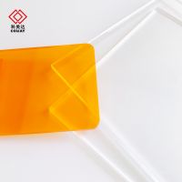 Orange hot sale cast acrylic sheet can customer-made