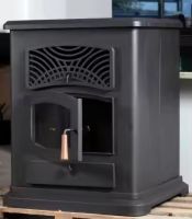 Affordable Home Black Indoor Freestanding Heating-wood Pellet Heater Fireplace Stoves  Bedroom Furniture Set