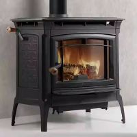 Affordable Home Black Indoor Freestanding Heating-wood Pellet Heater Fireplace Stoves  Bedroom Furniture Set