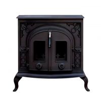 Factory Price Home Decoration Classical Matt Black Freestanding Cast Iron Wood Burning Stoves