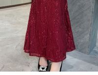 2024 new sequined evening dress for women, high-end, heavy-duty, tasseled one-shoulder, sexy fishtail lengthâ¦