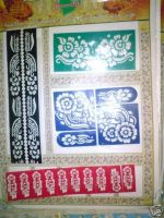 Decorative Henna Stencils