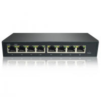 Standard 48V gigabit poe switch unmanaged 8X10/100/1000Base-T port network PoE switch