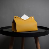 PVC Leather Tissue Box From China