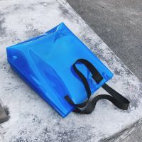 PVC Colorful Clear Tote Bag From China
