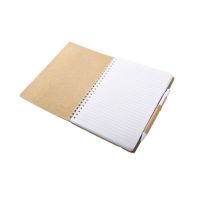 A5 Kraft Spiral Notebook With Sticky
