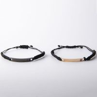 Personalized Hand Woven Braided Nameplate Bracelet From China