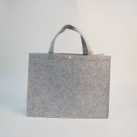 Big Felt Tote Bag With Button From China