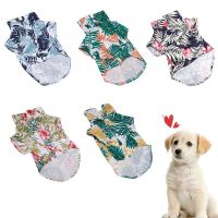 Custom Summer Pet Hawaii Style Floral Dog T Shirts