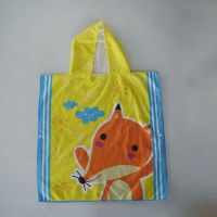 Kids Microfiber Hooded Towel From China