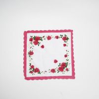 Heat Transfer Vintage Floral Cotton Handkerchief From China