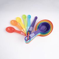 12 Pcs Plastic Measuring Spoon Set