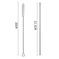 Reusable Stainless Steel Straw Set
