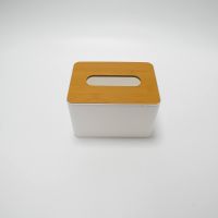 Custom Tissue Box With Wooden Lid From China
