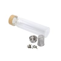 15 Oz. Glass Water Bottle With